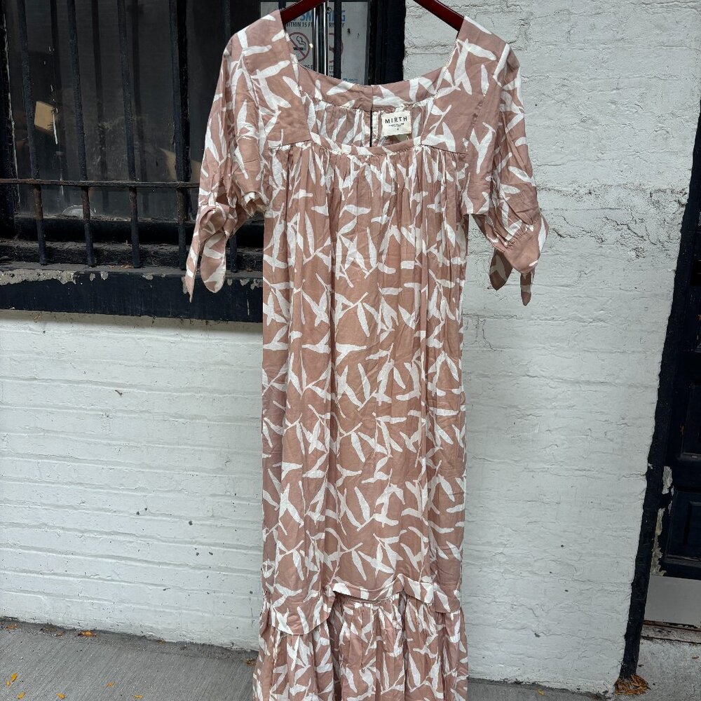 Mirth Pueblo Dress in Desert Sand